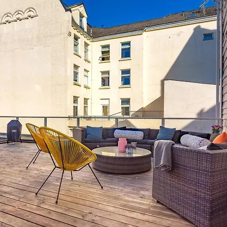 Private Twin Next To Fish Market And Bryggen شقة